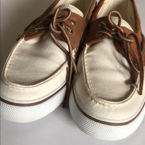 Sperry Bahama White Brown Top Sider